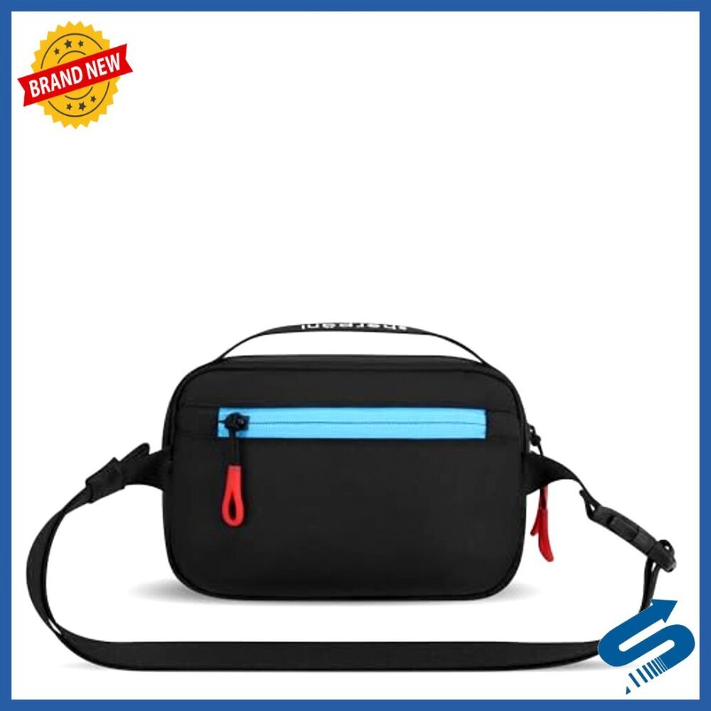 Small Sling Bag, 1L Fanny Pack, RFID Blocking, Lightweight Travel Crossbody - Picture 5 of 6